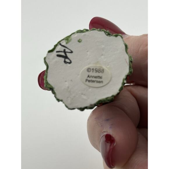 Wee Forest Folk " Miss Noel" M-146 1989 AP Burgundy Coat Retired - Picture 7 of 9